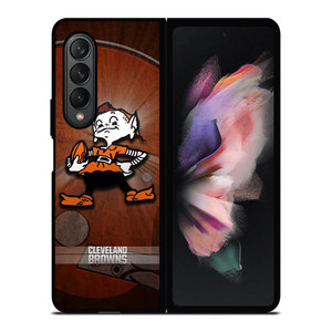 CLEVELAND BROWNS NFL FOOTBALL ICON Samsung Galaxy Z Fold 3 Case Cover CLEVELAND BROWNS NFL FOOTBALL ICON Samsung Galaxy Z Fold 3 Case Cover
