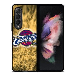 CLEVELAND CAVALIERS BASKETBALL NBA SMOKE Samsung Galaxy Z Fold 3 Case Cover CLEVELAND CAVALIERS BASKETBALL NBA SMOKE Samsung Galaxy Z Fold 3 Case Cover