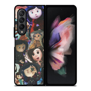 CORALINE JONES MOVIES COLLAGE Samsung Galaxy Z Fold 3 Case Cover