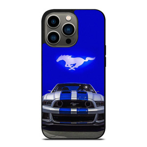 FORD MUSTANG BLUE LOGO iPhone 13 Pro Case Cover FORD MUSTANG BLUE LOGO iPhone 13 Pro Case Cover