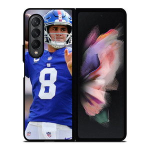 DANIEL JONES NEW YORK GIANTS NFL Samsung Galaxy Z Fold 3 Case Cover DANIEL JONES NEW YORK GIANTS NFL Samsung Galaxy Z Fold 3 Case Cover