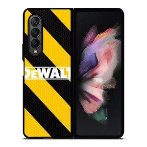DEWALT TOOLS STRIPES Samsung Galaxy Z Fold 3 Case Cover DEWALT TOOLS STRIPES Samsung Galaxy Z Fold 3 Case Cover