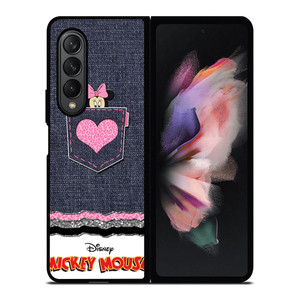 DISNEY MICKEY MOUSE JEANS Samsung Galaxy Z Fold 3 Case Cover