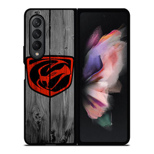 DODGE VIPER WOOD LOGO Samsung Galaxy Z Fold 3 Case Cover