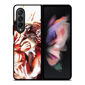 EREN YEAGER VS REINER ATTACK ON TITAN ANIME Samsung Galaxy Z Fold 3 Case Cover EREN YEAGER VS REINER ATTACK ON TITAN ANIME Samsung Galaxy Z Fold 3 Case Cover