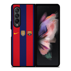FC BARCELONA WORLD CHAMPIONS KIT Samsung Galaxy Z Fold 3 Case Cover
