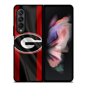 GEORGIA BULLDOGS FOOTBALL FLAG Samsung Galaxy Z Fold 3 Case Cover