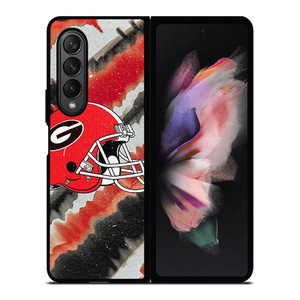 GEORGIA BULLDOGS PSYCHEDELIC HELMET Samsung Galaxy Z Fold 3 Case Cover GEORGIA BULLDOGS PSYCHEDELIC HELMET Samsung Galaxy Z Fold 3 Case Cover
