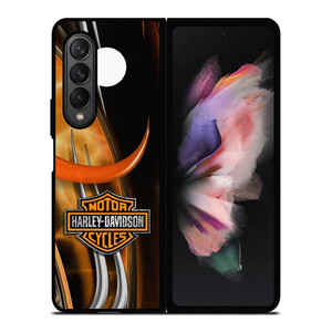 HARLEY DAVIDSON MOTOR ABSTRACT Samsung Galaxy Z Fold 3 Case Cover