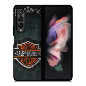 HARLEY DAVIDSON PATCH Samsung Galaxy Z Fold 3 Case Cover