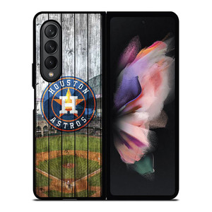 HOUSTON ASTROS ARENA WOOD LOGO Samsung Galaxy Z Fold 3 Case Cover