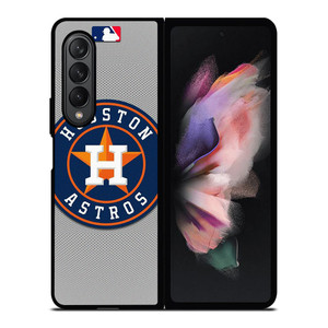 HOUSTON ASTROS BASEBALL MLB LOGO Samsung Galaxy Z Fold 3 Case Cover