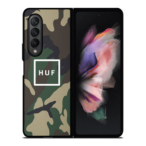 HUF ARMY CAMO LOGO Samsung Galaxy Z Fold 3 Case Cover