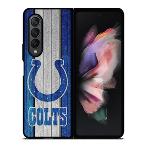INDIANAPOLIS COLTS WOOD LOGO Samsung Galaxy Z Fold 3 Case Cover