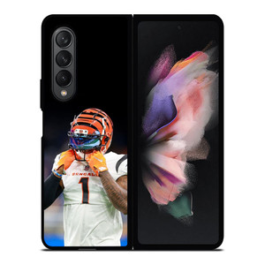 JAMARR CHASE CINCINNATI BENGALS FOOTBALL Samsung Galaxy Z Fold 3 Case Cover JAMARR CHASE CINCINNATI BENGALS FOOTBALL Samsung Galaxy Z Fold 3 Case Cover