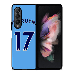 KEVIN DE BRUYNE MANCHESTER CITY HOME KIT Samsung Galaxy Z Fold 3 Case Cover KEVIN DE BRUYNE MANCHESTER CITY HOME KIT Samsung Galaxy Z Fold 3 Case Cover