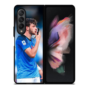 KHVICHA KVARATSKHELIA NAPOLI FC Samsung Galaxy Z Fold 3 Case Cover KHVICHA KVARATSKHELIA NAPOLI FC Samsung Galaxy Z Fold 3 Case Cover