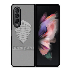 KOENIGSEGG GREY LOGO Samsung Galaxy Z Fold 3 Case Cover