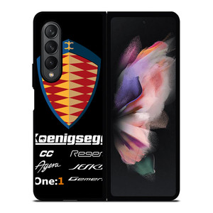 KOENIGSEGG SUPER CAR LOGO Samsung Galaxy Z Fold 3 Case Cover