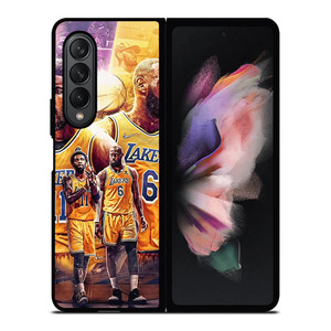 KYRIE IRVING LEBRON JAMES LOS ANGELES LAKERS Samsung Galaxy Z Fold 3 Case Cover KYRIE IRVING LEBRON JAMES LOS ANGELES LAKERS Samsung Galaxy Z Fold 3 Case Cover