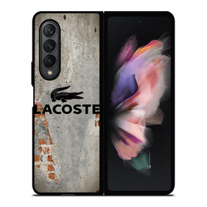 LACOSTE GRUNGE WALL LOGO Samsung Galaxy Z Fold 3 Case Cover