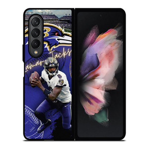 LAMAR JACKSON BALTIMORE RAVENS NFL FOOTBALL Samsung Galaxy Z Fold 3 Case Cover LAMAR JACKSON BALTIMORE RAVENS NFL FOOTBALL Samsung Galaxy Z Fold 3 Case Cover