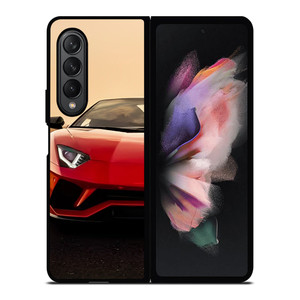 LAMBORGHINI AVENTADOR SUNSET Samsung Galaxy Z Fold 3 Case Cover LAMBORGHINI AVENTADOR SUNSET Samsung Galaxy Z Fold 3 Case Cover