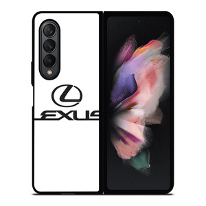 LEXUS WHITE LOGO Samsung Galaxy Z Fold 3 Case Cover