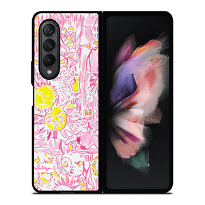 LILLY PULITZER BEACH WOMAN  Samsung Galaxy Z Fold 3 Case Cover