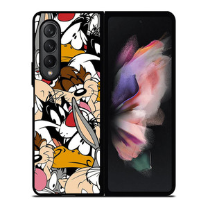 LOONEY TUNES CARTOON CROSSOVER Samsung Galaxy Z Fold 3 Case Cover LOONEY TUNES CARTOON CROSSOVER Samsung Galaxy Z Fold 3 Case Cover