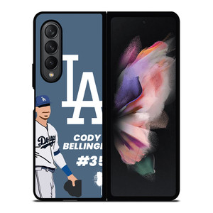 LOS ANGELES DODGERS CODY BELLINGER CARTOON Samsung Galaxy Z Fold 3 Case Cover