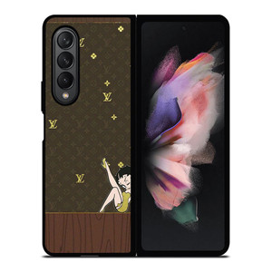 LOUIS VUITTON BETTY BOOP CARTOON Samsung Galaxy Z Fold 3 Case Cover