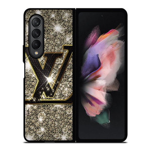 LOUIS VUITTON GLITTER EMBLEM Samsung Galaxy Z Fold 3 Case Cover