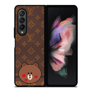 LOUIS VUITTON KISSED TEDDY BEAR Samsung Galaxy Z Fold 3 Case Cover LOUIS VUITTON KISSED TEDDY BEAR Samsung Galaxy Z Fold 3 Case Cover