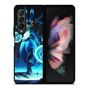 LUCARIO POKEMON GAMES Samsung Galaxy Z Fold 3 Case Cover LUCARIO POKEMON GAMES Samsung Galaxy Z Fold 3 Case Cover