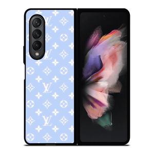 LV LOUIS VUITTON BLUE GLOW Samsung Galaxy Z Fold 3 Case Cover