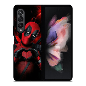 MARVEL DEADPOOL LOVE SIGN Samsung Galaxy Z Fold 3 Case Cover
