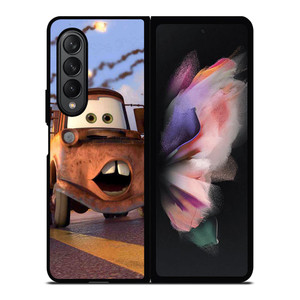 MATER FUNNY FACE CARS Samsung Galaxy Z Fold 3 Case Cover
