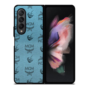 MCM WORLD WIDE APPLE LOVE LEATHER 2 Samsung Galaxy Z Fold 3 Case Cover