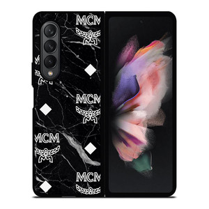 MCM WORLDWIDE MARBLE TEXTURE Samsung Galaxy Z Fold 3 Case Cover