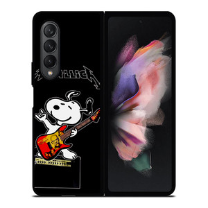 METALLICA BAND SNOOPY Samsung Galaxy Z Fold 3 Case Cover