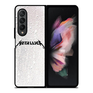 METALLICA METAL BAND WHITE Samsung Galaxy Z Fold 3 Case Cover