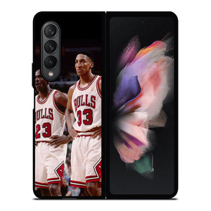 MICHAEL JORDAN X SCOTTIE PIPPEN CHICAGO BULLS Samsung Galaxy Z Fold 3 Case Cover MICHAEL JORDAN X SCOTTIE PIPPEN CHICAGO BULLS Samsung Galaxy Z Fold 3 Case Cover