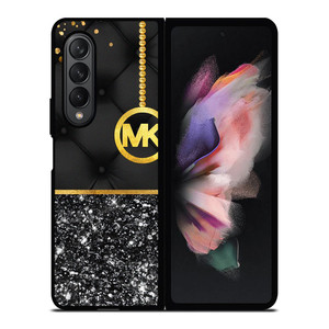 MICHAEL KORS LEATHER DIAMOND Samsung Galaxy Z Fold 3 Case Cover