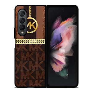 MICHAEL KORS LEATHER PATTERN Samsung Galaxy Z Fold 3 Case Cover