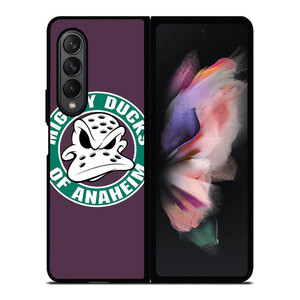MIGHTY DUCKS HOCKEY BADGE Samsung Galaxy Z Fold 3 Case Cover