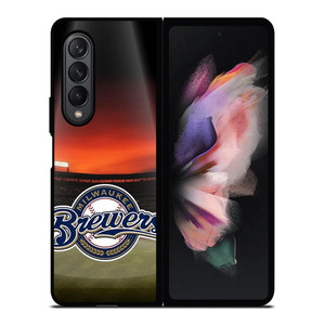 MILWAUKEE BREWERS BASEBALL ARENA Samsung Galaxy Z Fold 3 Case Cover