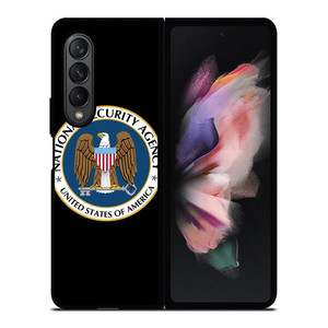 NATIONAL SECURITY AGENCY NSA USA BADGE Samsung Galaxy Z Fold 3 Case Cover