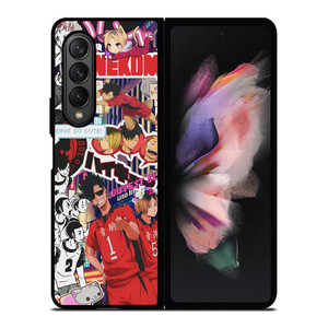 NEKOMA HIGH HAIKYUU COLLAGE Samsung Galaxy Z Fold 3 Case Cover