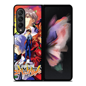 NEON GENESIS EVANGELION ANIME POSTER Samsung Galaxy Z Fold 3 Case Cover